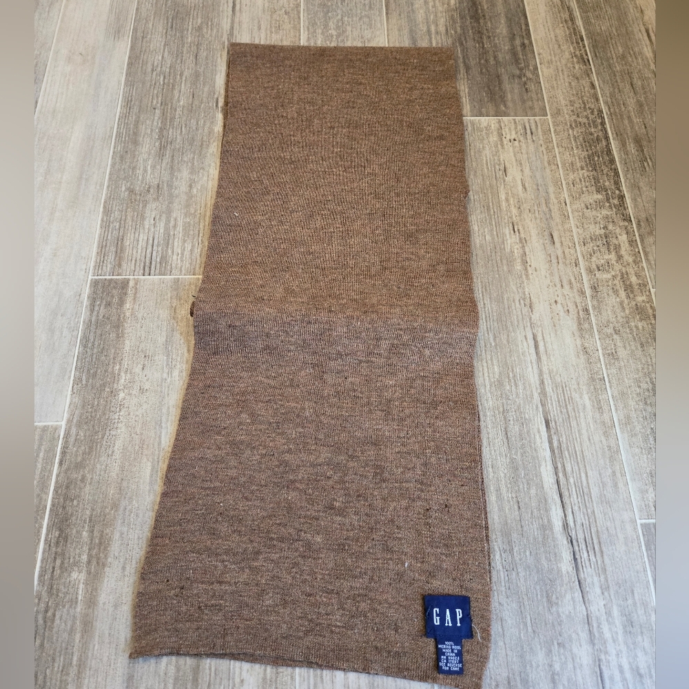 GAP Brown 100% Wool Scarf